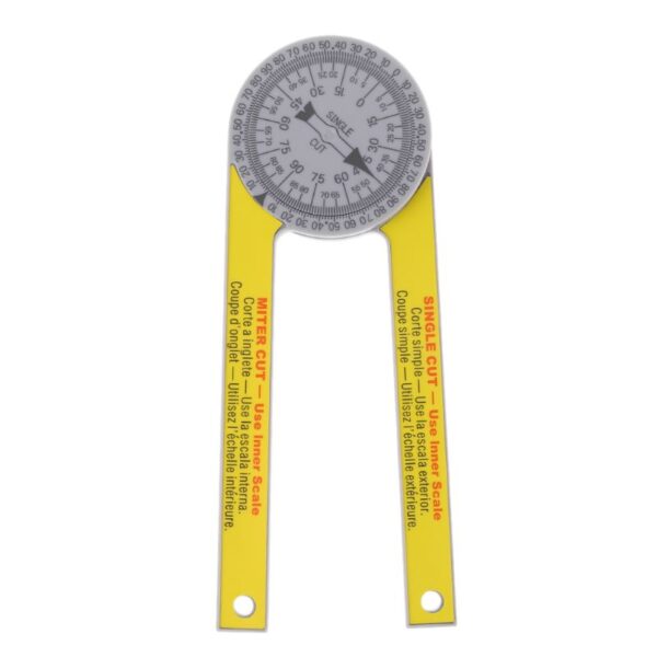 175mm 7 Miter Saw Protractor with Miter Cut Single Cut for ξυλουργός υδραυλικός μετρητής ξυλουργικής 4