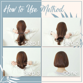 Long Hair To Bob Head Hair Clip - image 3