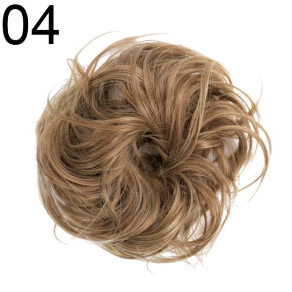 2020 Faisean is Déanaí Curly Messy Gruaige Fáinne Scrunchie Sealbhóir Ponytail HeadBands Headwear Bandaí Gruaige Gabhálais Gruaige Styling 3.jpg 640x640 3