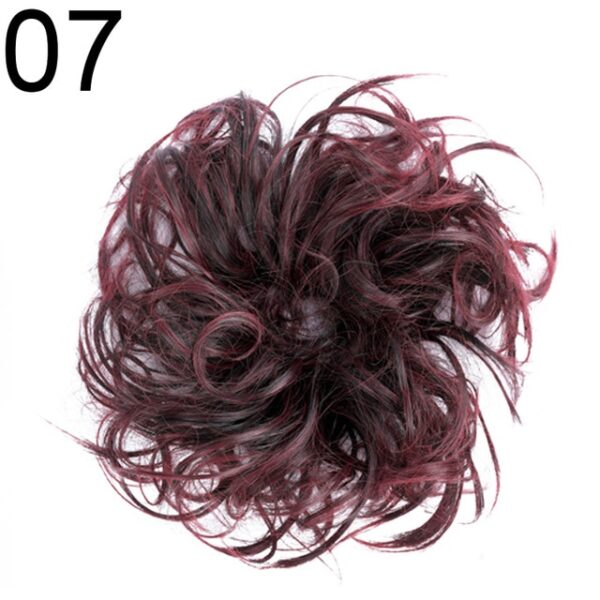 2020 Newest Fashion Curly Messy Hair Ring Scrunchie Ponytail Holder HeadBands Headwear HairBands Hair Accessories Styling 5.jpg 640x640 5