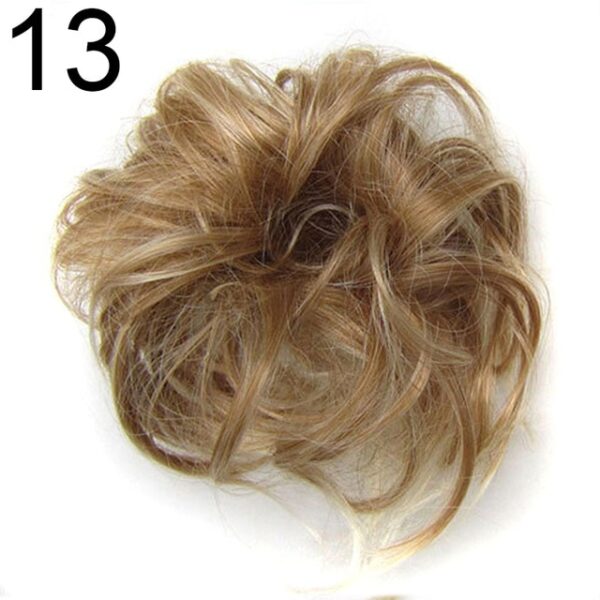 2020 Faisean is Déanaí Curly Messy Gruaige Fáinne Scrunchie Sealbhóir Ponytail HeadBands Headwear Bandaí Gruaige Gabhálais Gruaige Styling 8.jpg 640x640 8