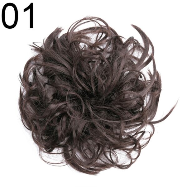 2020 Newest Fashion Curly Messy Hair Ring Scrunchie Ponytail Holder HeadBands Headwear HairBands Hair Accessories