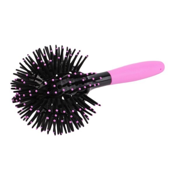 3D Round Hair Brushes Comb Salon Make Up 360 Degree Ball Styling Tools Magic Detangling Hairbrush 2