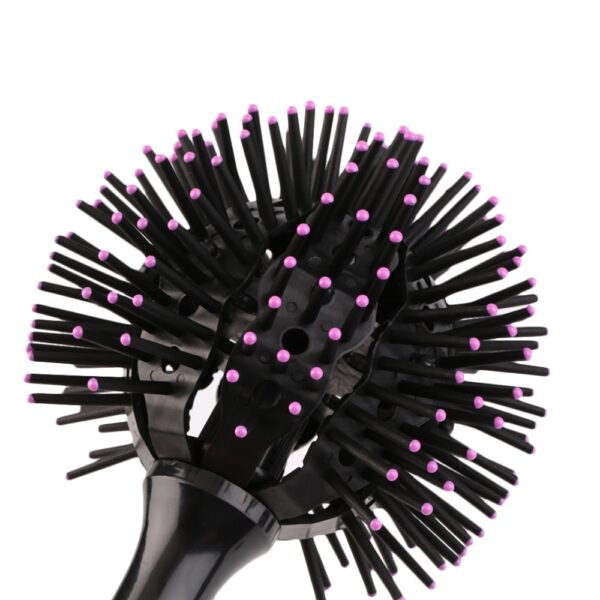 3D Round Hair Brushes Comb Salon Make Up 360 Degree Ball Styling Tools Magic Detangling Hairbrush 5