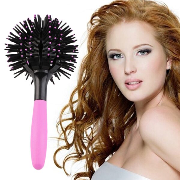 3D Round Hair Brushes Comb Salon Make Up 360 Degree Ball Styling Tools Magic Detangling Hairbrush