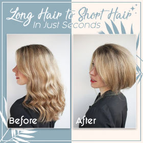 Long Hair To Bob Head Hair Clip - image 2