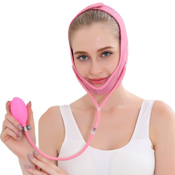 Air Press Lift Up Belt Faixa fina Bandage V Line Cheek Chin Slimming Belt Shaper Face