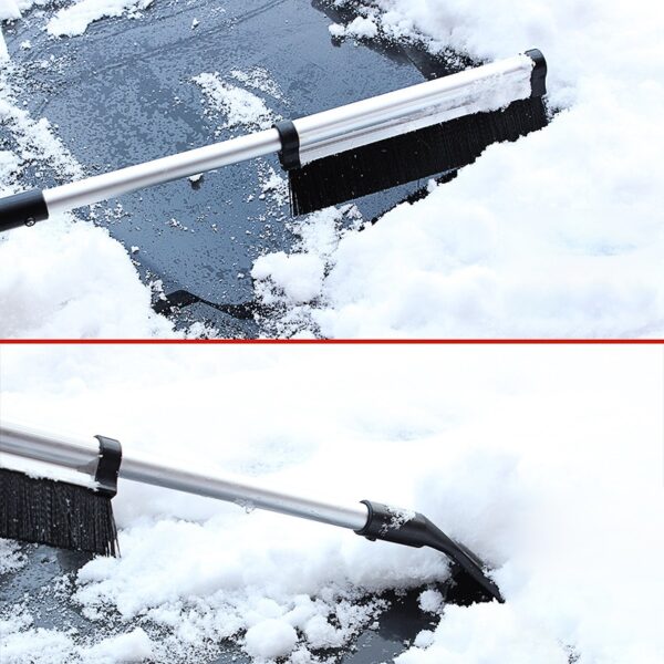 Auto Care Retractable Extendable Telescoping Snow Brush Ice Scraper for Winter Car Vehicle Windshield with Stiff 2
