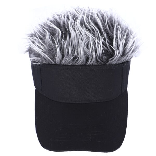 Baseball Cap With Spiked Hairs Wig Baseball Hat With Spiked Wigs Men Women Casual Concise Sunshade 1