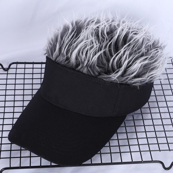 Baseball Cap With Spiked Hairs Wig Baseball Hat With Spiked Wigs Men Women Casual Concise Sunshade 2.jpg 640x640 2