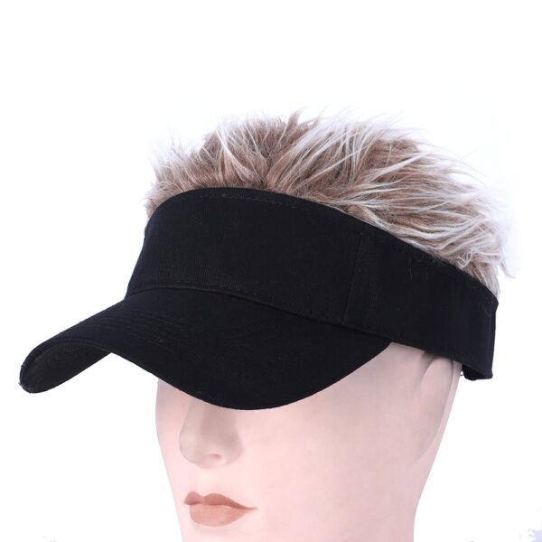 Baseball Cap With Spiked Hairs Wig Baseball Hat With Spiked Wigs Men Women Casual Concise Sunshade 3