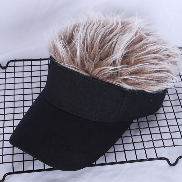 Baseball Cap With Spiked Hairs Wig Baseball Hat With Spiked Wigs Men Women Casual Concise Sunshade 5.jpg 640x640 5