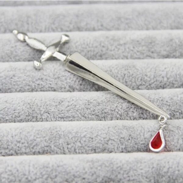 Blood Sworn Dagger Stud Earrings Fashionable Durable for Women Girls Earrings 4