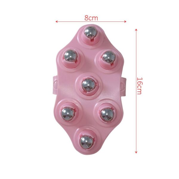 Body rubs seven bead stainless steel roller Rolling ball massager Back Shoulder Massager Body massage and 2