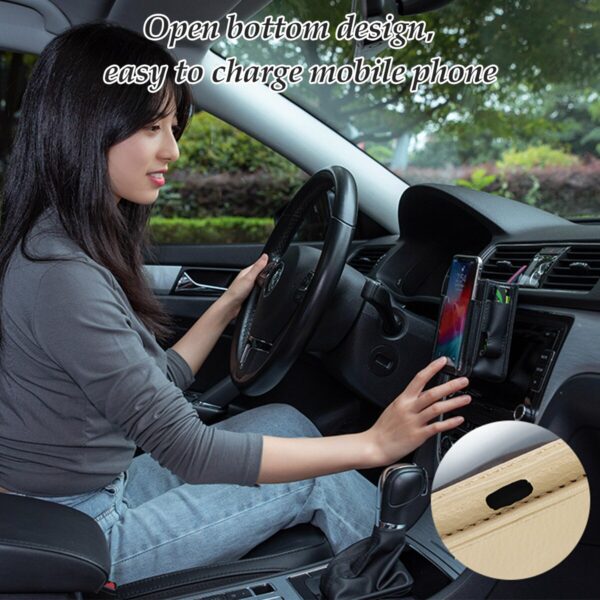 Car Air Outlet Pockets Car Multi function Car Phone Storage Bag Hanging Bag Creative Storage Box 5