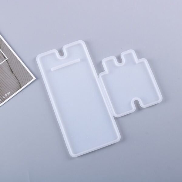 Suporte de celular suporte de cristal resina epóxi molde artesanal suporte do telefone móvel molde de silicone diy artesanato fazendo 1