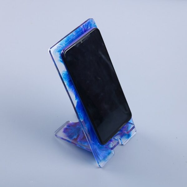 Panyekel Bracket Handphone Kristal Epoxy Resin Cetakan Handmade Mobile Phone Stand Silicone Cetakan Kerajinan DIY 3