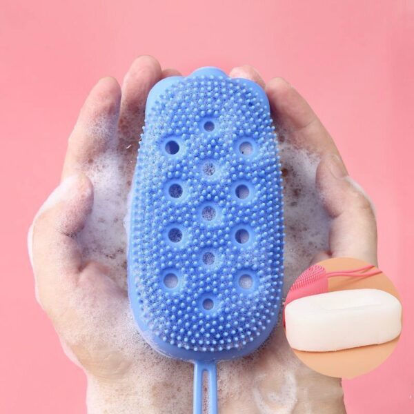 Creative Silicone Bubble Bath Brush Double Sided Massage Scalp Backrubbing Bath Massage Brush Skin Clean Shower 3