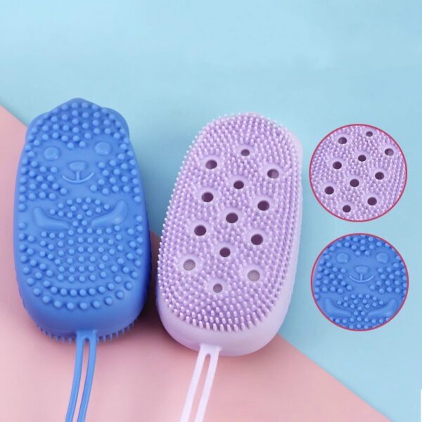 Creative Silicone Bubble Bath Brush Double Sided Massage Scalp Backrubbing Bath Massage Brush Skin Clean Shower 4