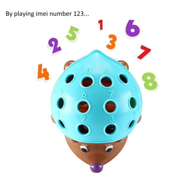 DIY Kleurrijke Insert Egel Puzzel Speelgoed Montessori Gebouw Intelligentie Ontwikkelen Kinderen Vroege Educatief Math Speelgoed Geschenken