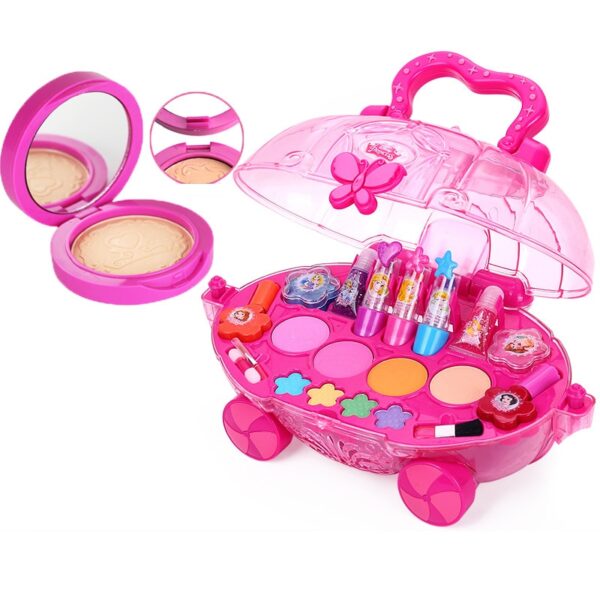 Disney Princess Makeup Set for Girl Toys Frozen Elsa Anna Snow White Belle Rapunzel Pretend Play 4