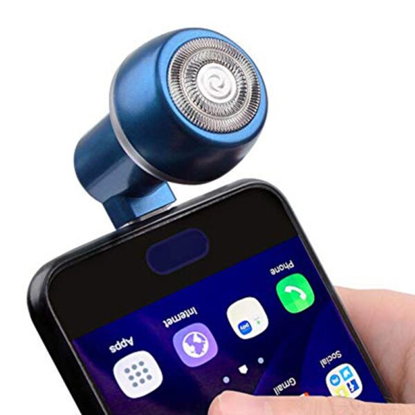 पुरुषों के लिए इलेक्ट्रिक शेवर USB रिचार्जेबल मैग्नेटिक टू फोन बियर्ड ट्रिमर रेजर मशीन फेस हेयर शेविंग