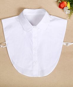 Fake Collar For Shirt Detachable Collars Solid Shirt Lapel Blouse Top Men Women Black White Clothes 2.jpg 640x640 2