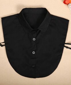 Fake Collar For Shirt Detachable Collars Solid Shirt Lapel Blouse Top Men Women Black White Clothes 3.jpg 640x640 3