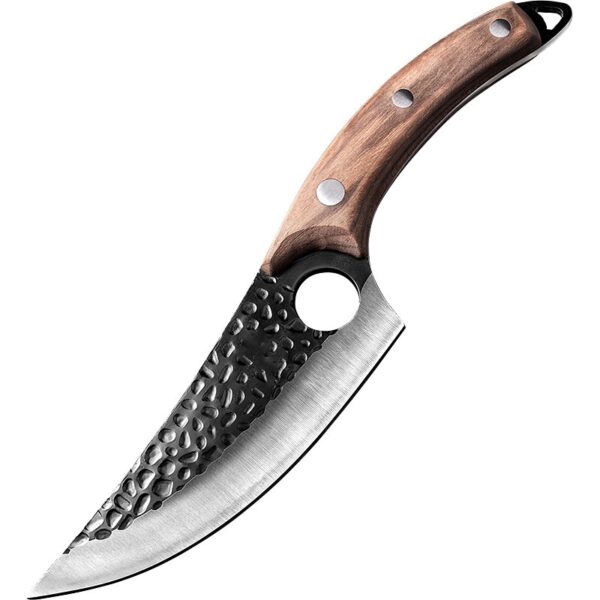 Ručně vyrobený kuchyňský nůž na vykosťování z nerezové oceli Rybářský nůž Sekáček na maso Venkovní kuchyňský řezací řeznický nůž 5
