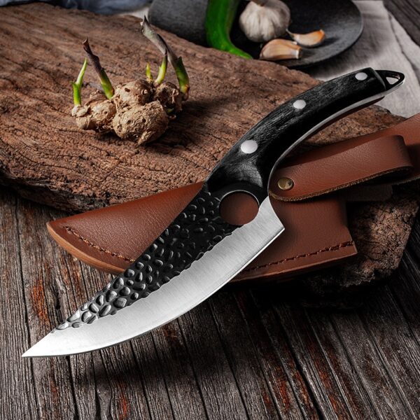 Кухињски нож за одвикавање од нехрђајућег челика Ручни нож Секач меса Месо за кување на отвореном