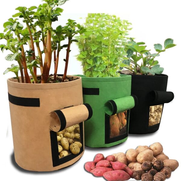 Home garden Grow Bag pot Breathable Potato Tomato Vegetable Plant Growth Bag Vertical Garden JJJYL86