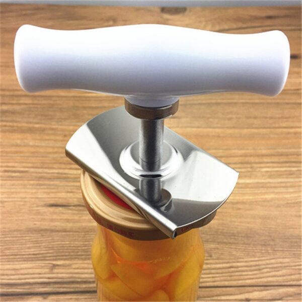 Manual Stainless Steel Easy Can Jar Opener Adjustable Cap Lid Openers Tool Kitchen Gadgets Can Tin
