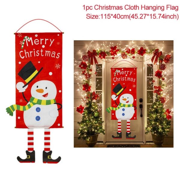 Merry Christmas Porch Door Banner Hanging Ornament Christmas Decoration For Home Xmas Navidad 2020 Happy New 1.jpg 640x640 1