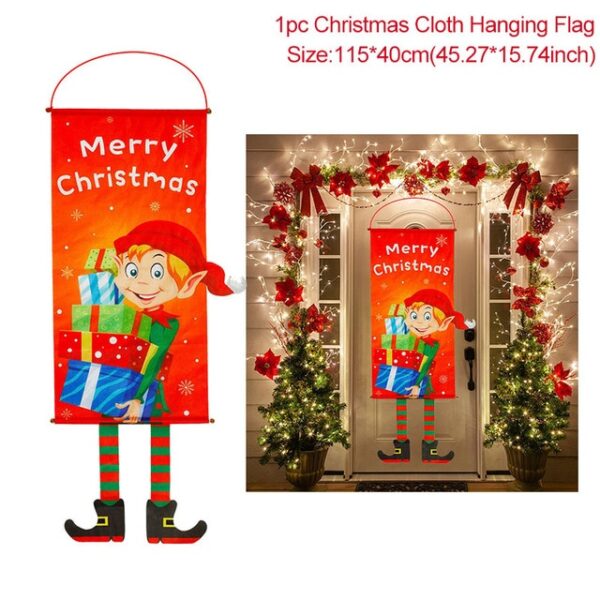 Merry Christmas Porch Door Banner Hangend Ornament Christmas Decoration Foar Thús Xmas Navidad 2020 Happy New 4.jpg 640x640 4