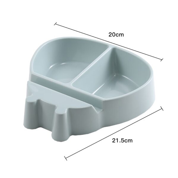 Modern Living Room Creative Shape Lazy Snack Bowl Plastic Double Layers Storage Box Phone Holder Fruit 5