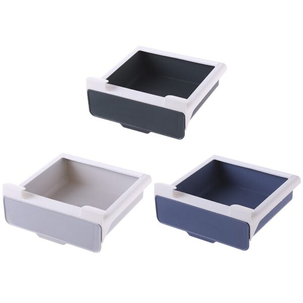 New Desk Organizer Pen Storage Box Drawer Punch free Plastic table hanging storage baskets Home Storage 2