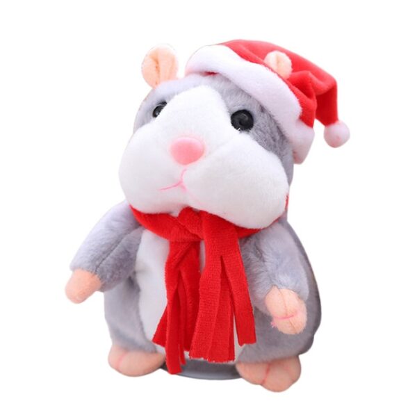 Bréagán Nollag Peataí Hamster ag Caint Nua Bréagán Nollag ag Caint Taifead Fuaime Hamster Bréagán Oideachais Plush do 3.jpg 640x640 3