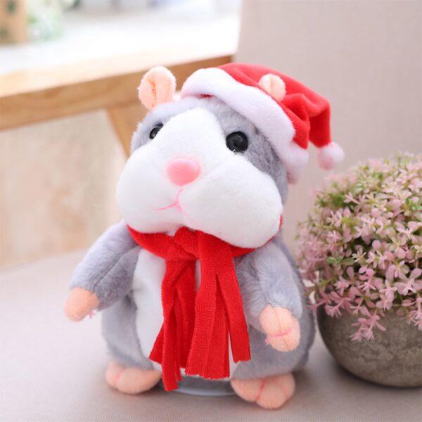 New Talking Hamster Mouse Pet Bréagán Nollag Pet Speak Talking Sound Record Hamster Educational Plush Toy for