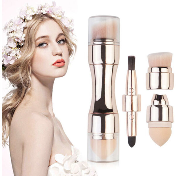 No Logo 4 In 1 Makeup Brushes Foundation Eyebrow Shadow Eyeliner Blush Powder Brush Cosmetic Concealer