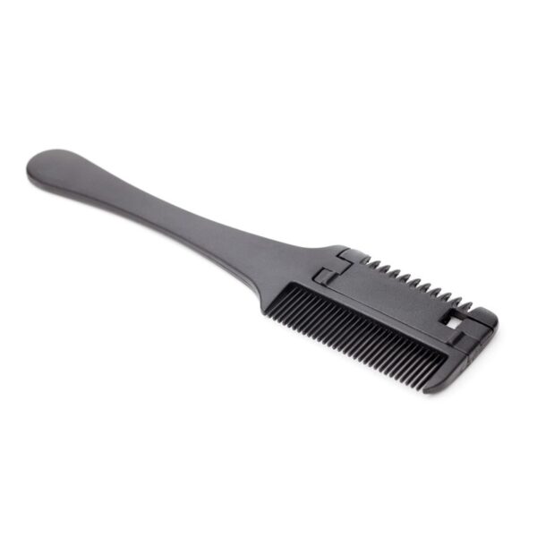 Sala Trimmer Svart Handfang 1PC Nýtt hár Razor Skurður Þynning greiða með blöðum DIY hárvörur 13