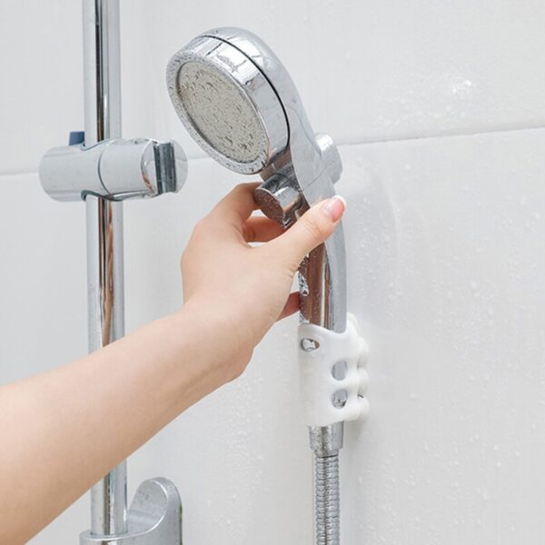 Silicone Shower Head Holder Rack Suction cup Bathroom Shower Holder Seat Adjustable Shower Bracket Stand Bathroom 1