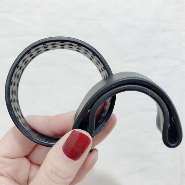 Woman Ponytail Holder Hair Tie Foldable Hair scrunchies Silicone Stationarity Elastic Hair Band ອຸປະກອນເສີມຜົມງ່າຍໆ 5