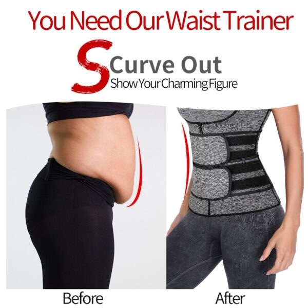 Women Waist Trainer Vest Neoprene Body Shaper Sauna Sweat Suit Slimming Sheath Fitness Workout Corset Top 1