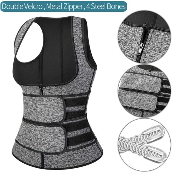 Women Waist Trainer Vest Neoprene Body Shaper Sauna Sweat Suit Slimming Sheath Fitness Workout Corset Top 1.jpg 640x640 1