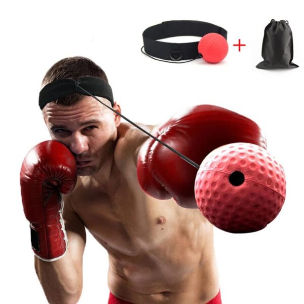 WorthWhile Kick Boxing Reflex Ball Head Band Fighting Speed Training Punch Ball Muay Tai MMA Exercise 6