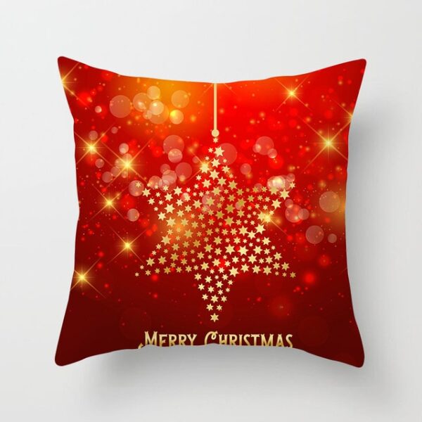 YWZN Christmas Decoration Cushion Cover Cartoon Santa Claus Printing Pillow Case Party Christmas Decoration Ball Cushion 11.jpg 640x640 11