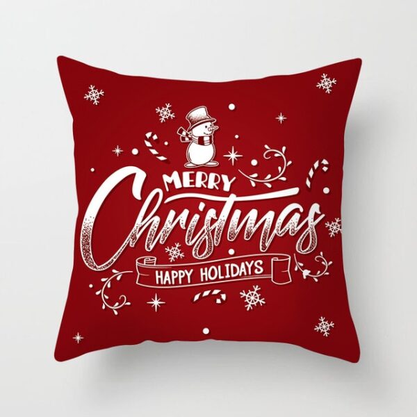 YWZN Christmas Decoration Cushion Cover Cartoon Santa Claus Printing Pillow Case Party Christmas Decoration Ball Cushion 12.jpg 640x640 12