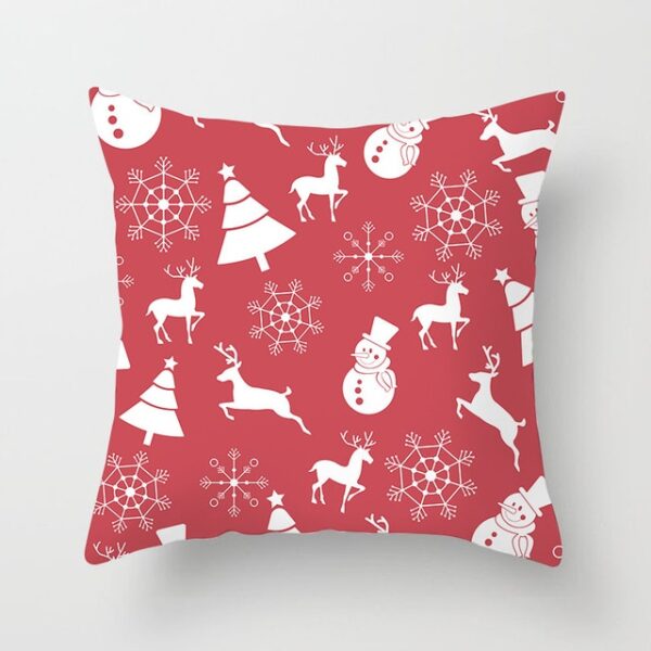 YWZN Christmas Decoration Cushion Cover Cartoon Santa Claus Printing Pillow Case Party Christmas Decoration Ball Cushion 19.jpg 640x640 19