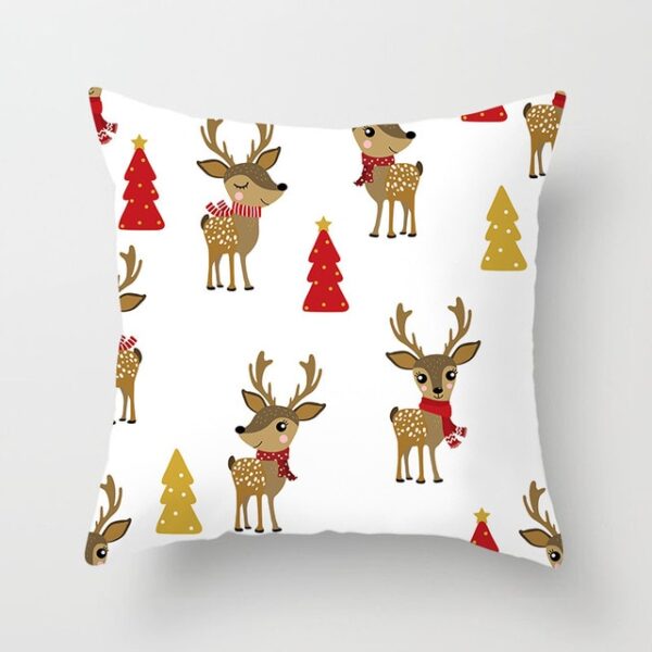 YWZN Christmas Decoration Cushion Cover Cartoon Santa Claus Printing Pillow Case Party Christmas Decoration Ball Cushion 6.jpg 640x640 6