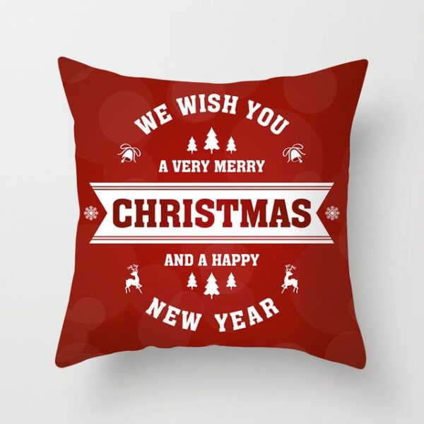 YWZN Christmas Decoration Cushion Cover Cartoon Santa Claus Printing Pillow Case Party Christmas Decoration Ball Cushion 8.jpg 640x640 8